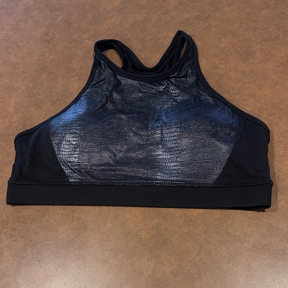 Zyia Stylish Sports Bra Trio - Black and Snake Print - XXL 🐍 🖤 - Picture 5 of 11